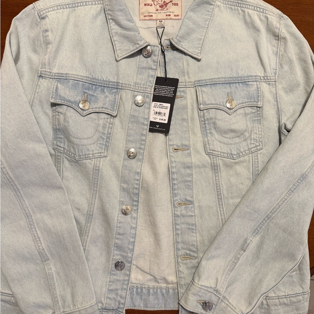 True Religion Light Blue Denim Jacket